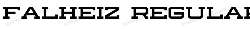 Falheiz Regular字体转换
